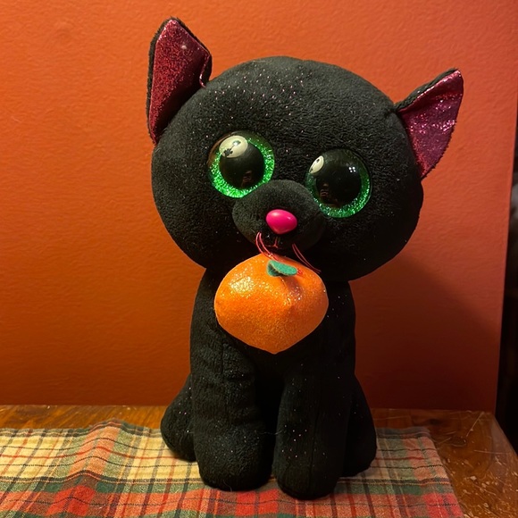 Other - medium sized halloween black cat beany boo